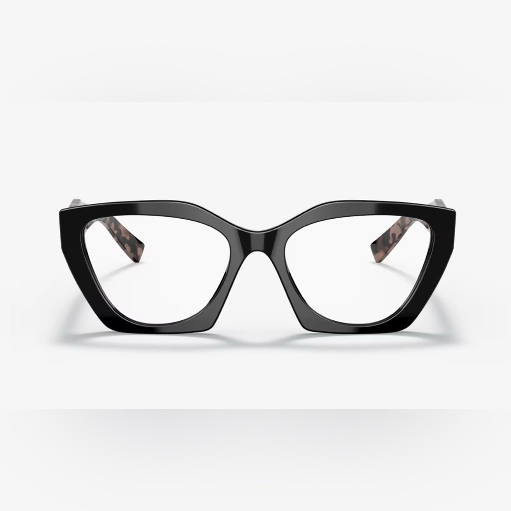 Prada Women's Glasses in Black and Brown Pattern - Picture 5 of 8